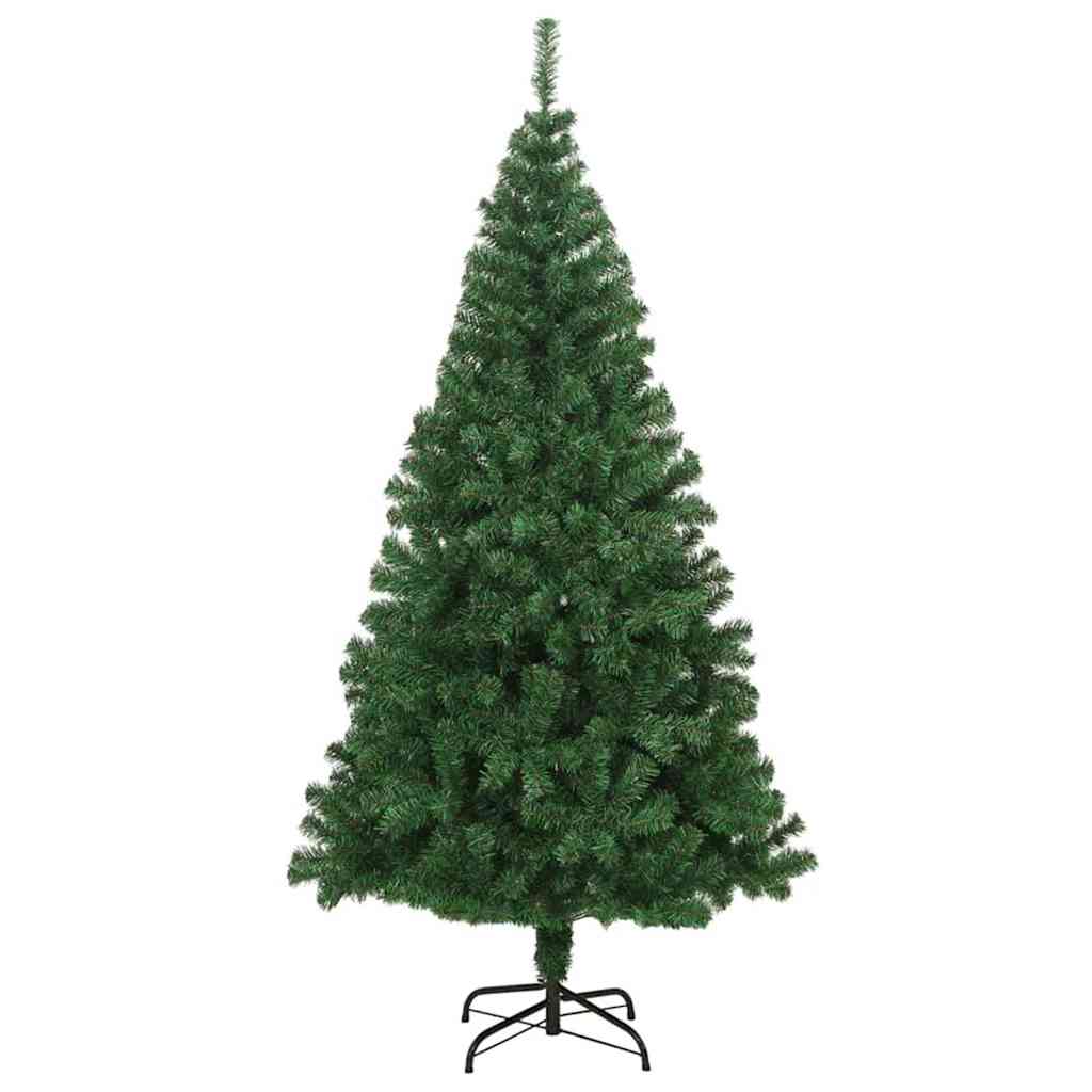 Kunstkerstboom Groen 180 cm PVC en Staal en Kunststof – afbeelding 6