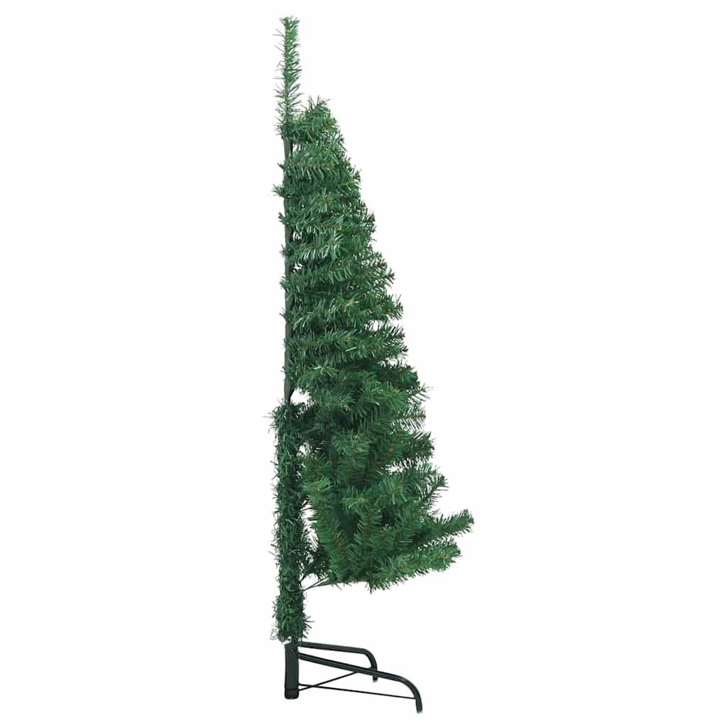 Hoek Kunstkerstboom met 150 LED Groen 120 cm PVC en Metaal – afbeelding 10