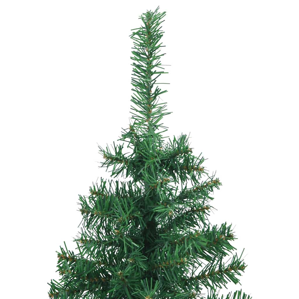 Hoek Kunstkerstboom met 150 LED Groen 150 cm PVC en Metaal – afbeelding 11