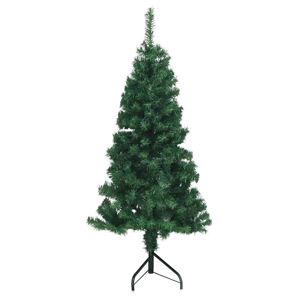 Hoek Kunstkerstboom met 150 LED Groen 150 cm PVC en Metaal – afbeelding 5
