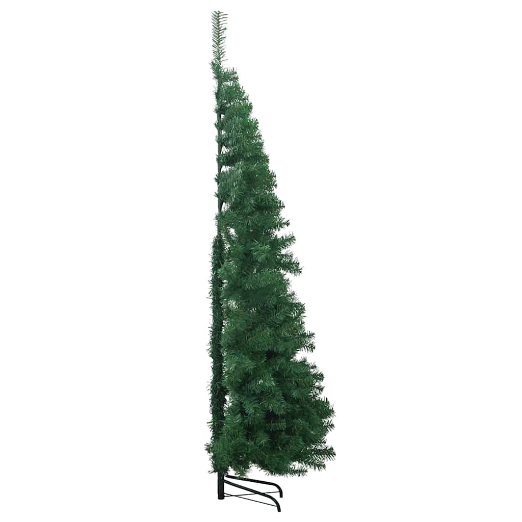 Hoek Kunstkerstboom met 300 LED Groen 210 cm PVC en Metaal – afbeelding 10