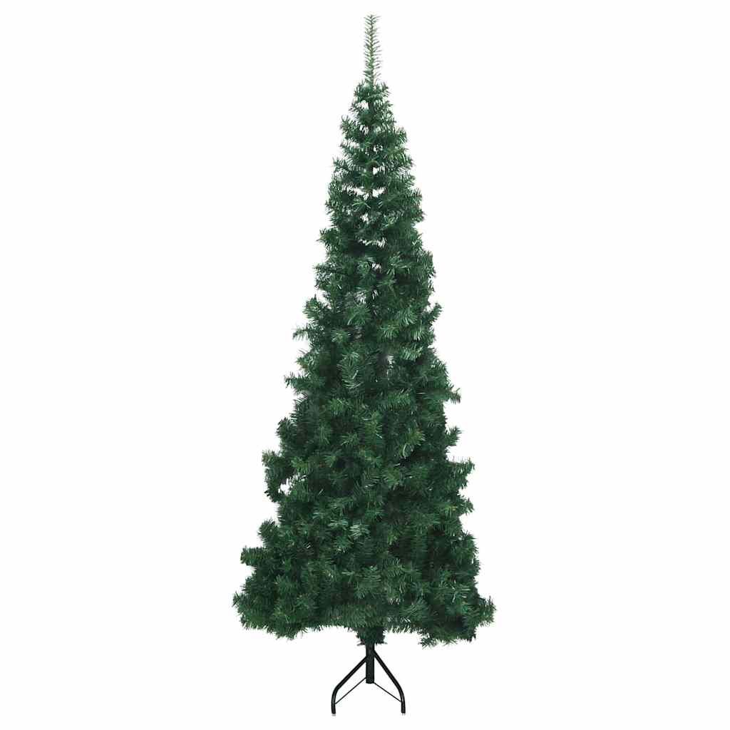 Hoek Kunstkerstboom met 300 LED Groen 210 cm PVC en Metaal – afbeelding 5
