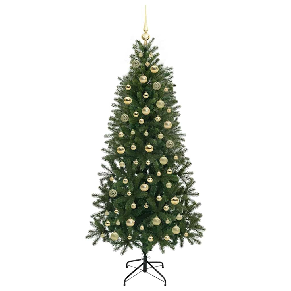 Kunstkerstboom met 300 LED met standaard Groen 180 cm PE en PVC – afbeelding 4
