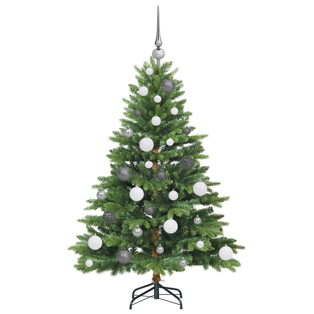 Kunstkerstboom met 150 LED met standaard Groen 120 cm PE en PVC – afbeelding 4