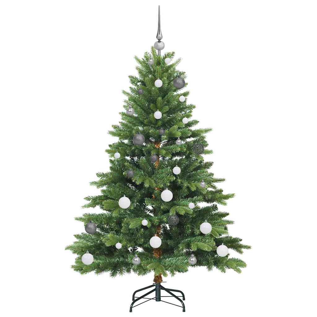 Kunstkerstboom met 150 LED met standaard Groen 150 cm PE en PVC – afbeelding 4