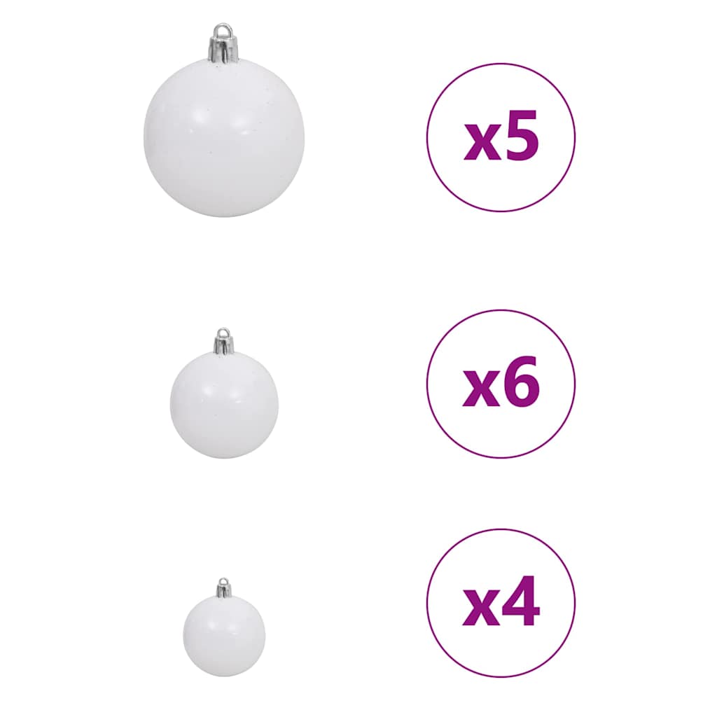 Kunstkerstboom met 150 LED met standaard Groen 150 cm PE en PVC – afbeelding 9