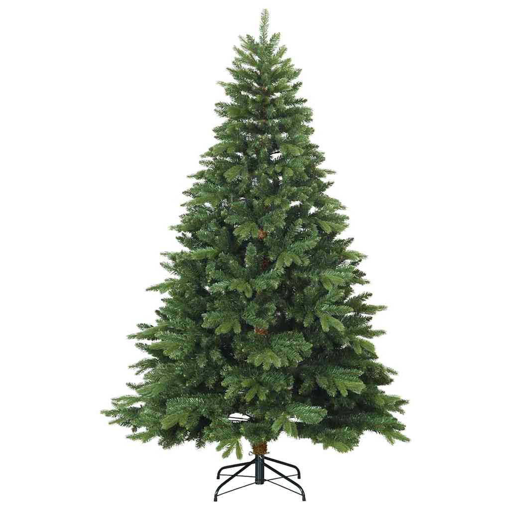 Kunstkerstboom met 300 LED met standaard Groen 240 cm PE en PVC – afbeelding 5