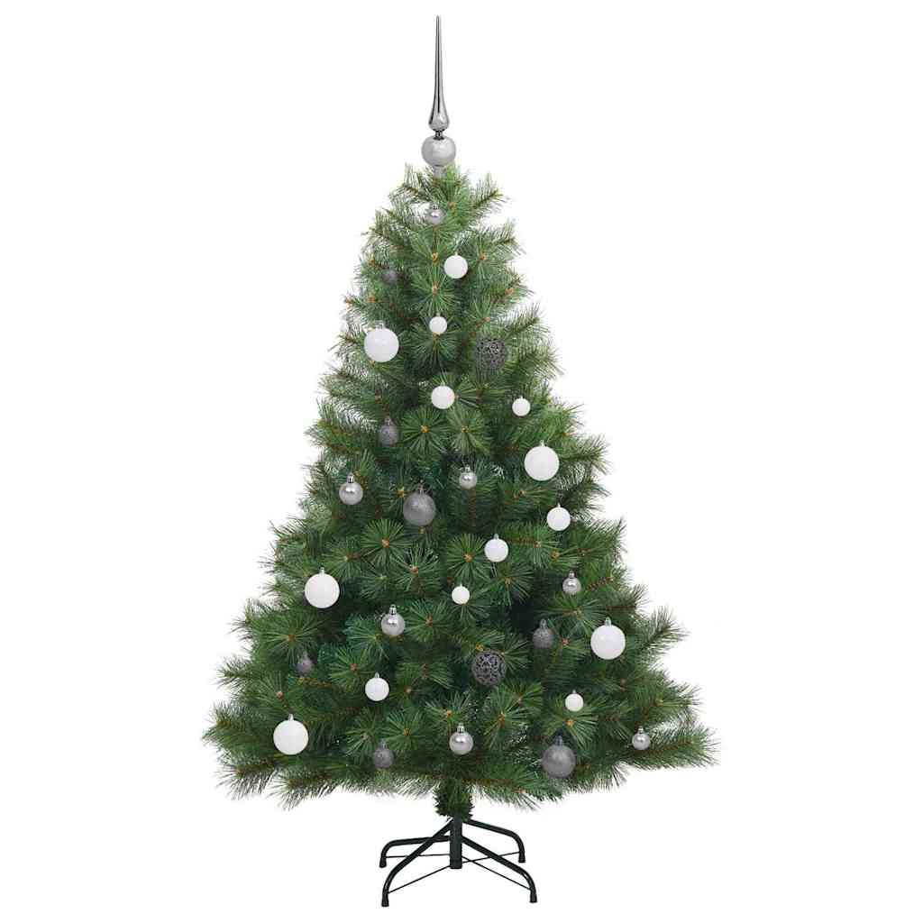 Kunstkerstboom met 150 LED met standaard Groen 150 cm PE en PVC – afbeelding 5