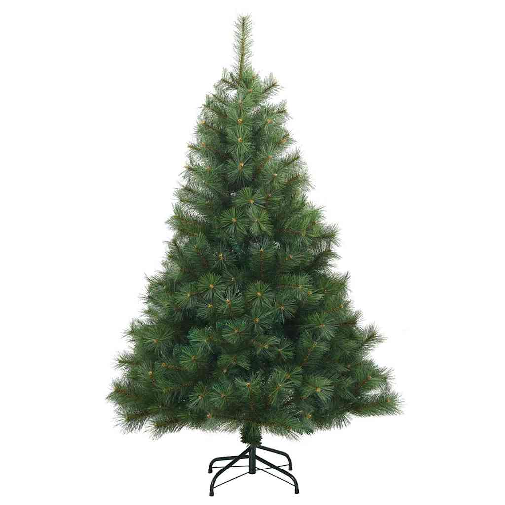 Kunstkerstboom met 150 LED met standaard Groen 150 cm PE en PVC – afbeelding 6