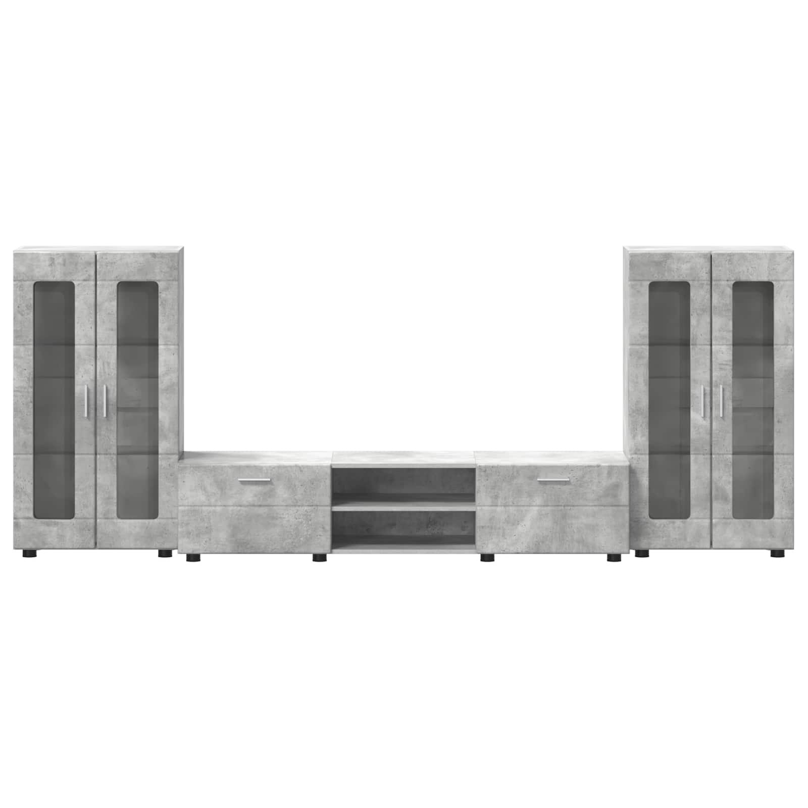 Tv-meubelset met lade FLORIN 3 pcs Beton Grijs Bewerkt hout – afbeelding 9