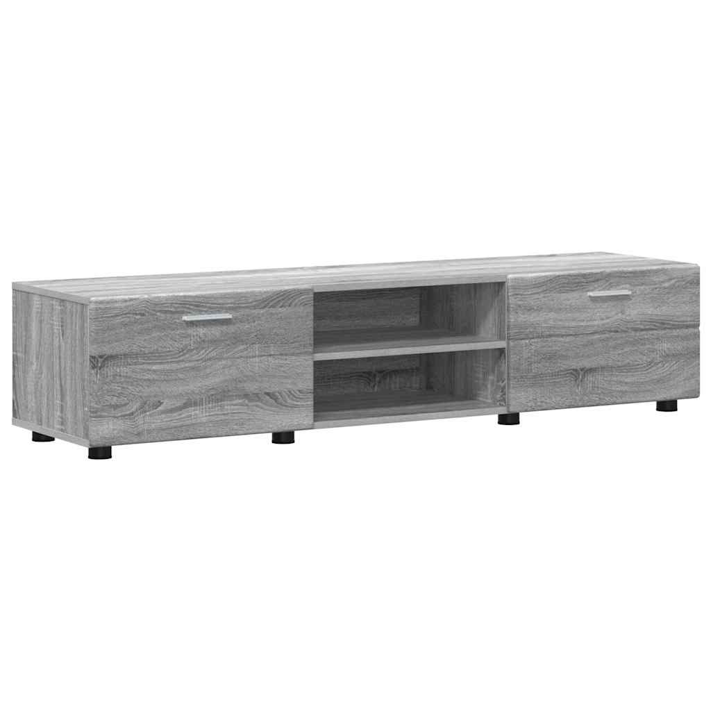 Tv-meubelset met lade FLORIN 3 pcs Grijs Sonoma Bewerkt hout – afbeelding 6