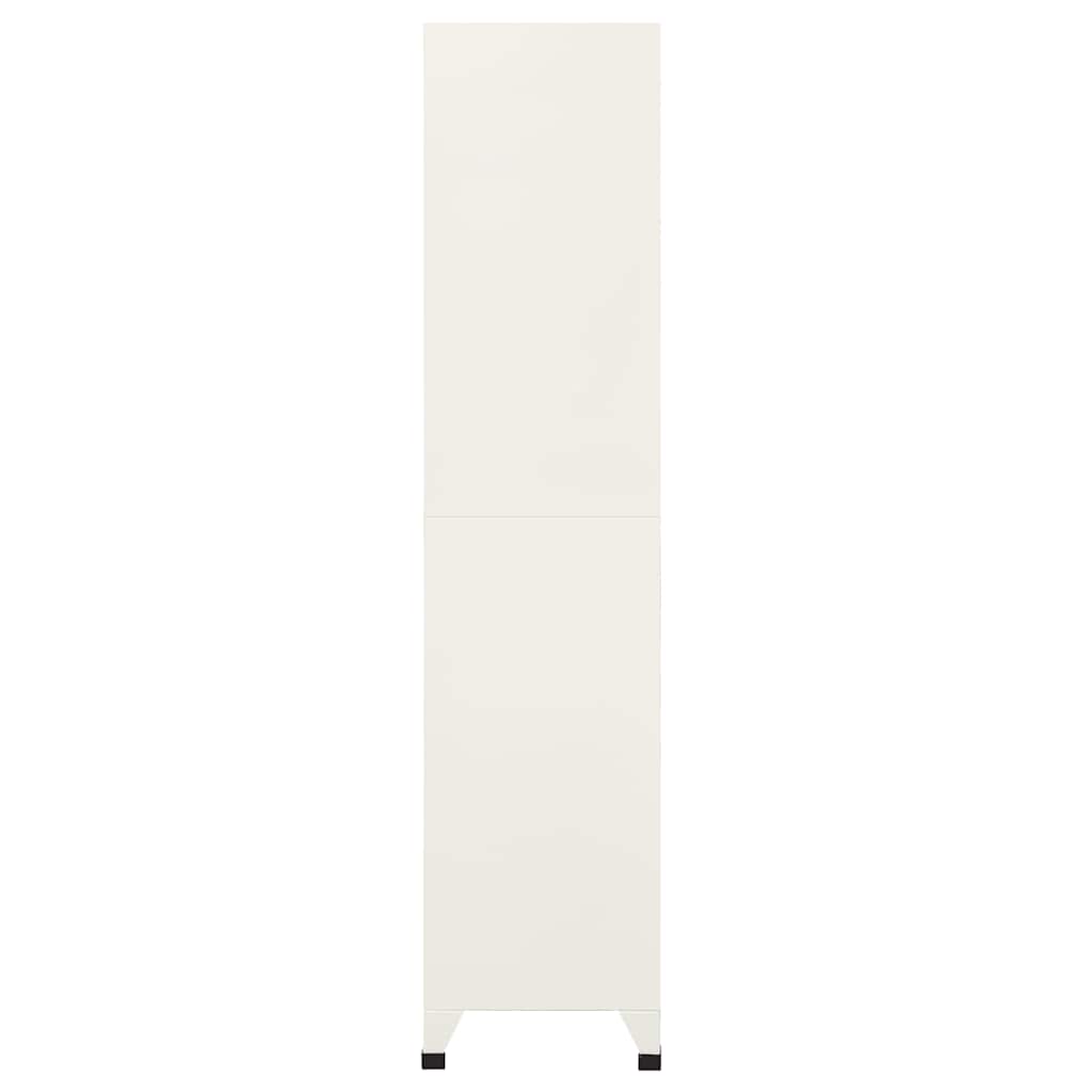 Lockerkast 90x40x180 cm staal grijs en blauw – afbeelding 4