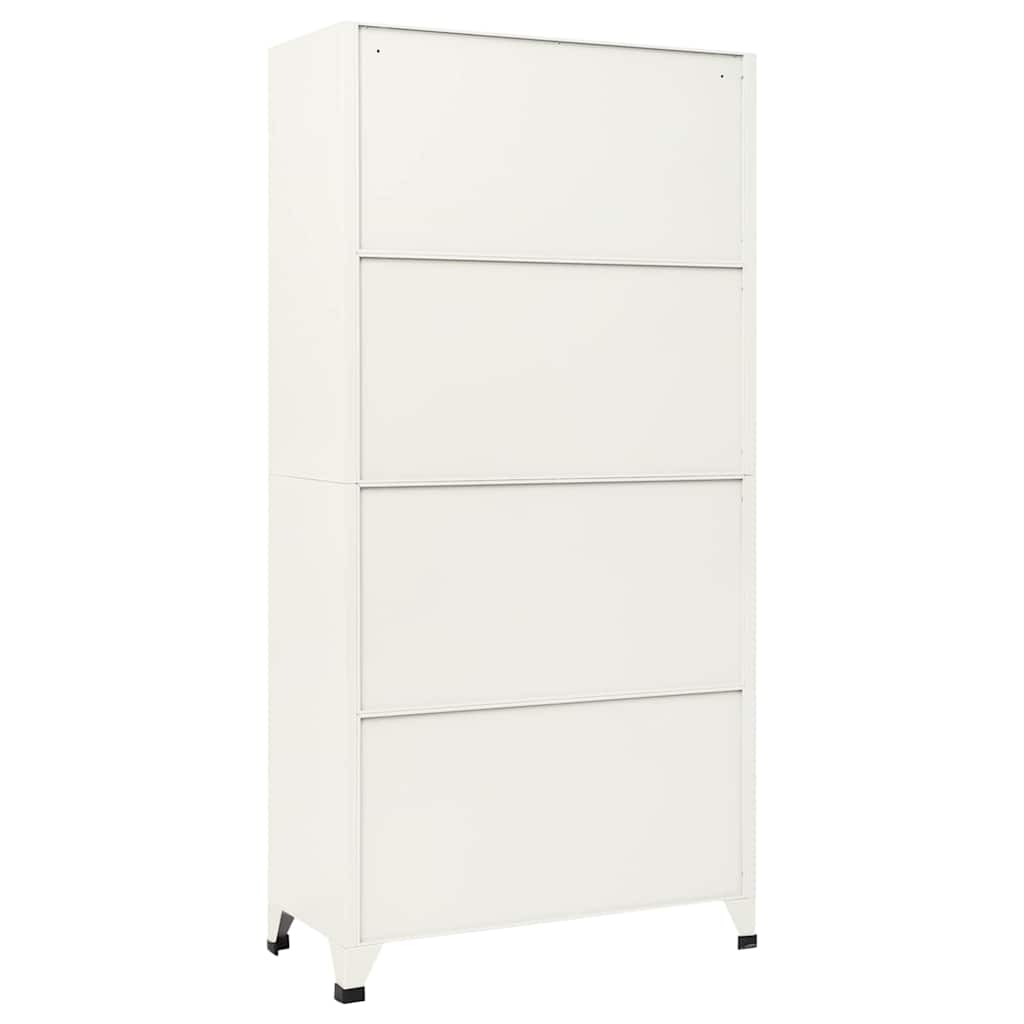 Lockerkast 90x40x180 cm staal grijs en blauw – afbeelding 5