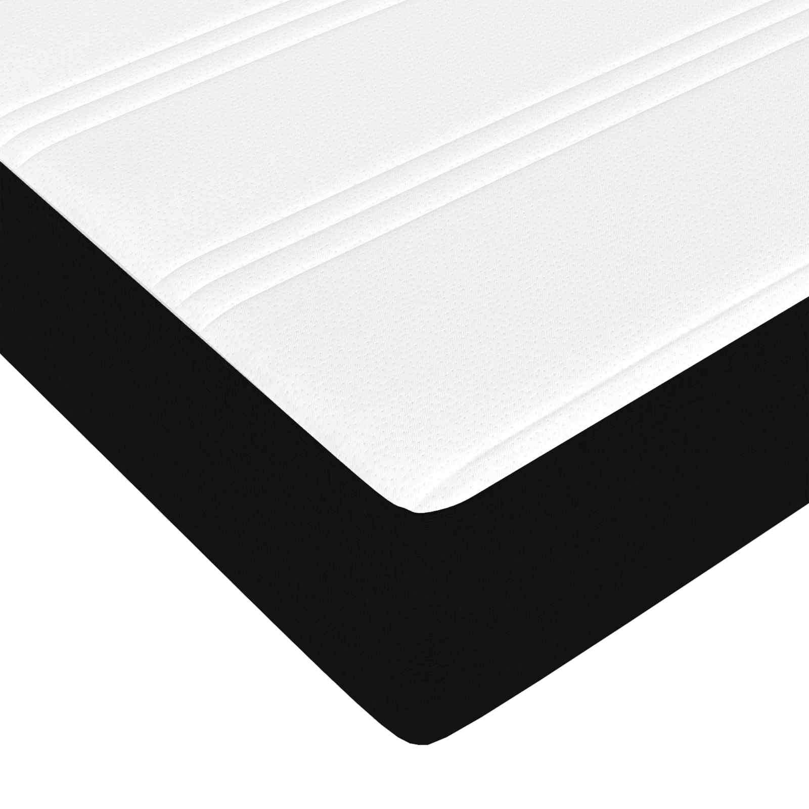 Bedframe met matras Zwart 90 x 200 cm Stof – afbeelding 10