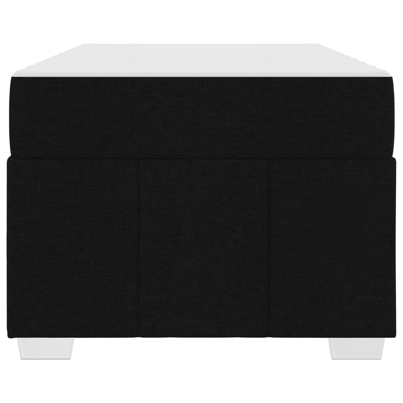 Bedframe met matras Zwart 90 x 200 cm Stof – afbeelding 6