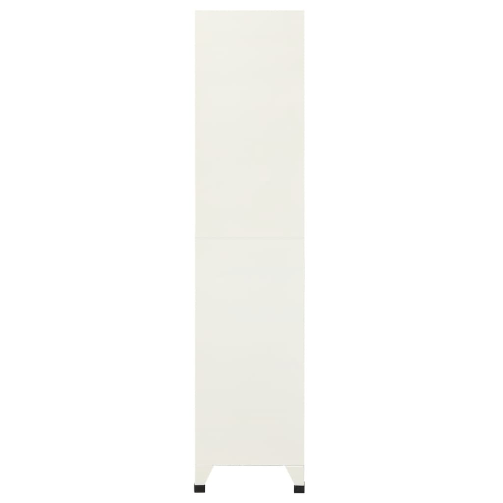 Lockerkast 90x40x180 cm staal grijs en blauw – afbeelding 4