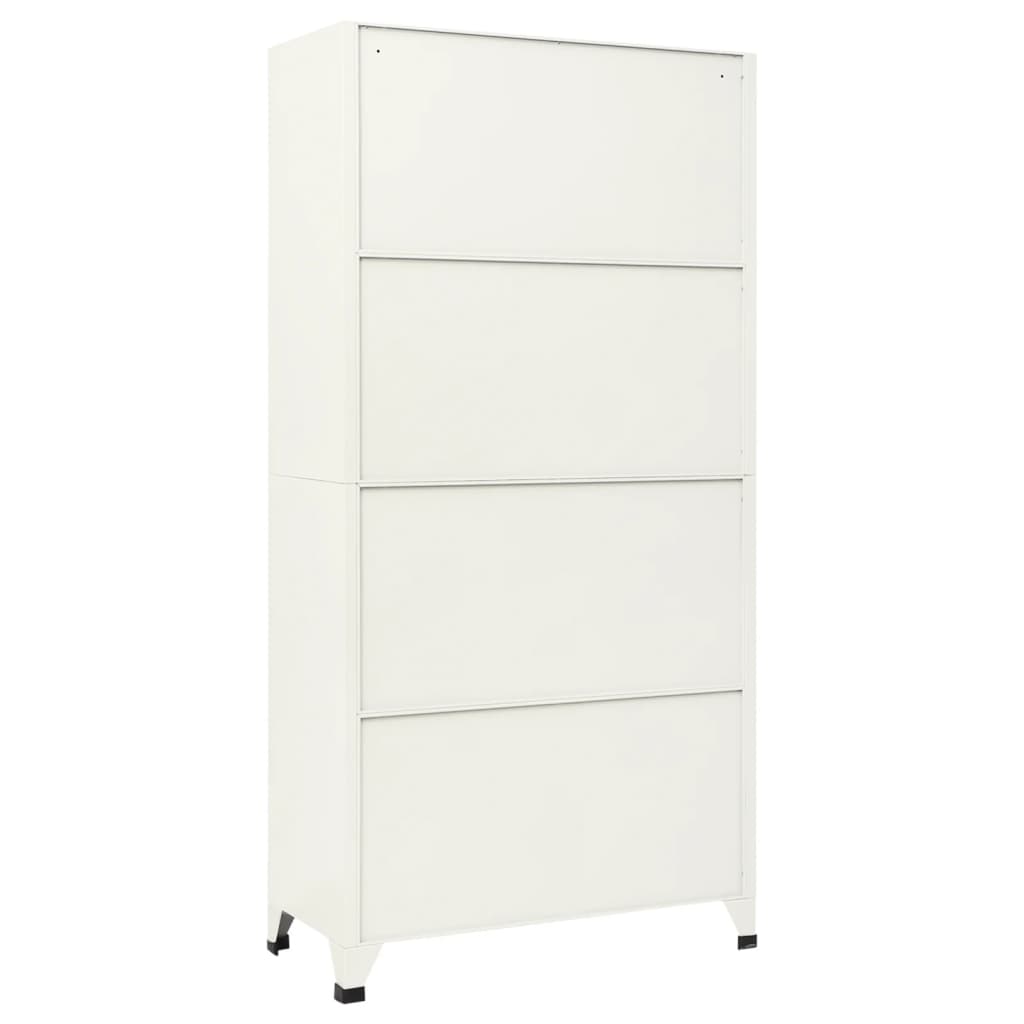 Lockerkast 90x40x180 cm staal grijs en blauw – afbeelding 5