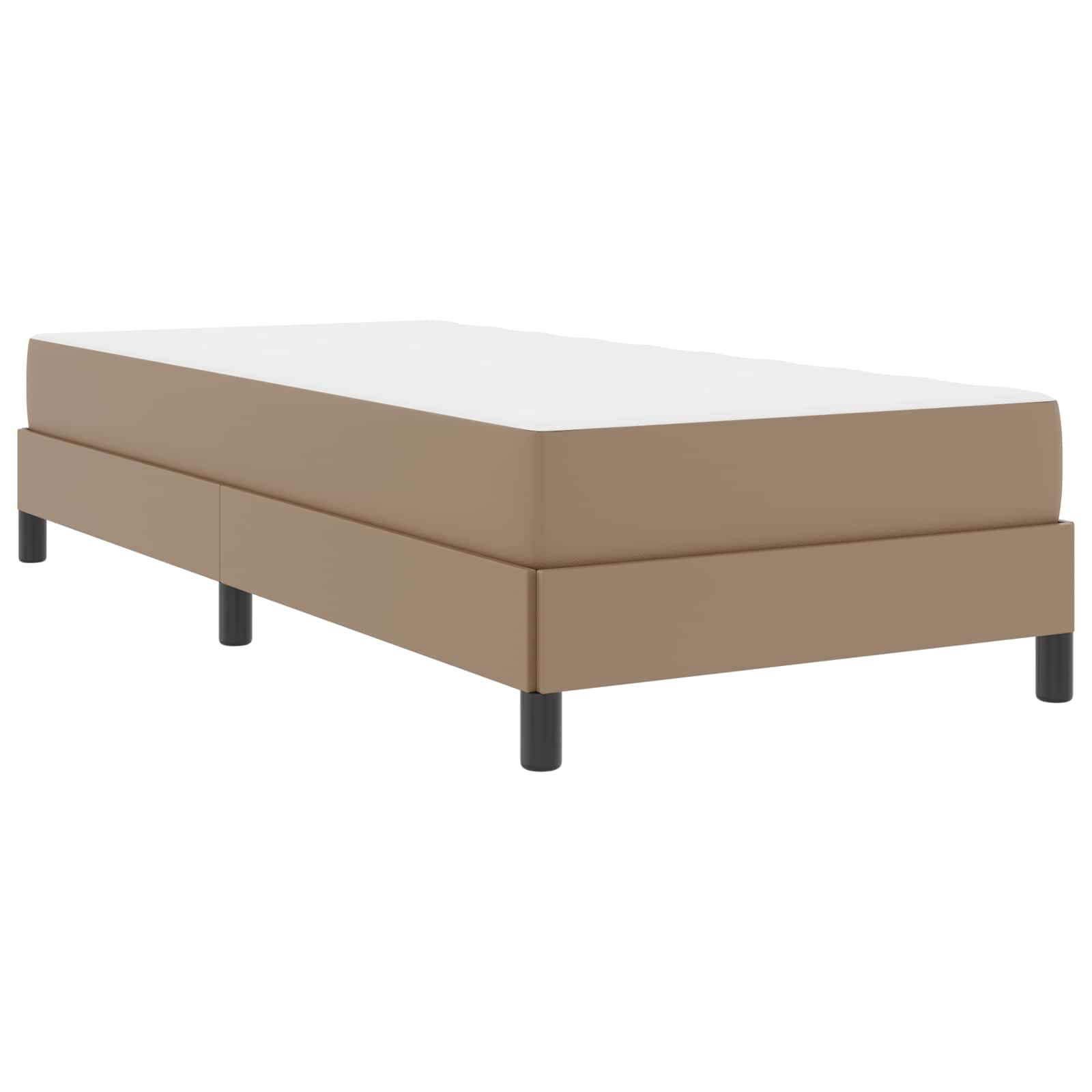 Bedframe met matras Cappuccino 100 x 200 cm Stof – afbeelding 4