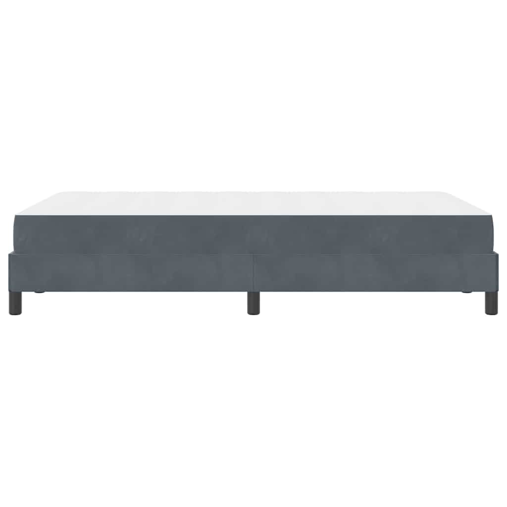 Boxspringbed met matras Donkergrijs 120 x 210 cm Stof – afbeelding 6