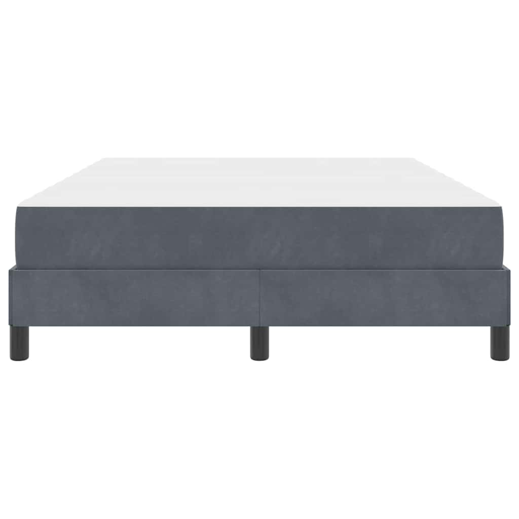 Boxspringbed met matras Donkergrijs 140 x 210 cm Stof – afbeelding 5