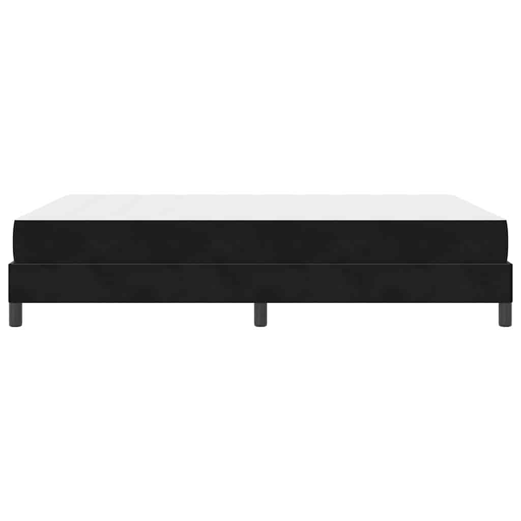 Boxspringbed met matras Zwart 140 x 210 cm Stof – afbeelding 6