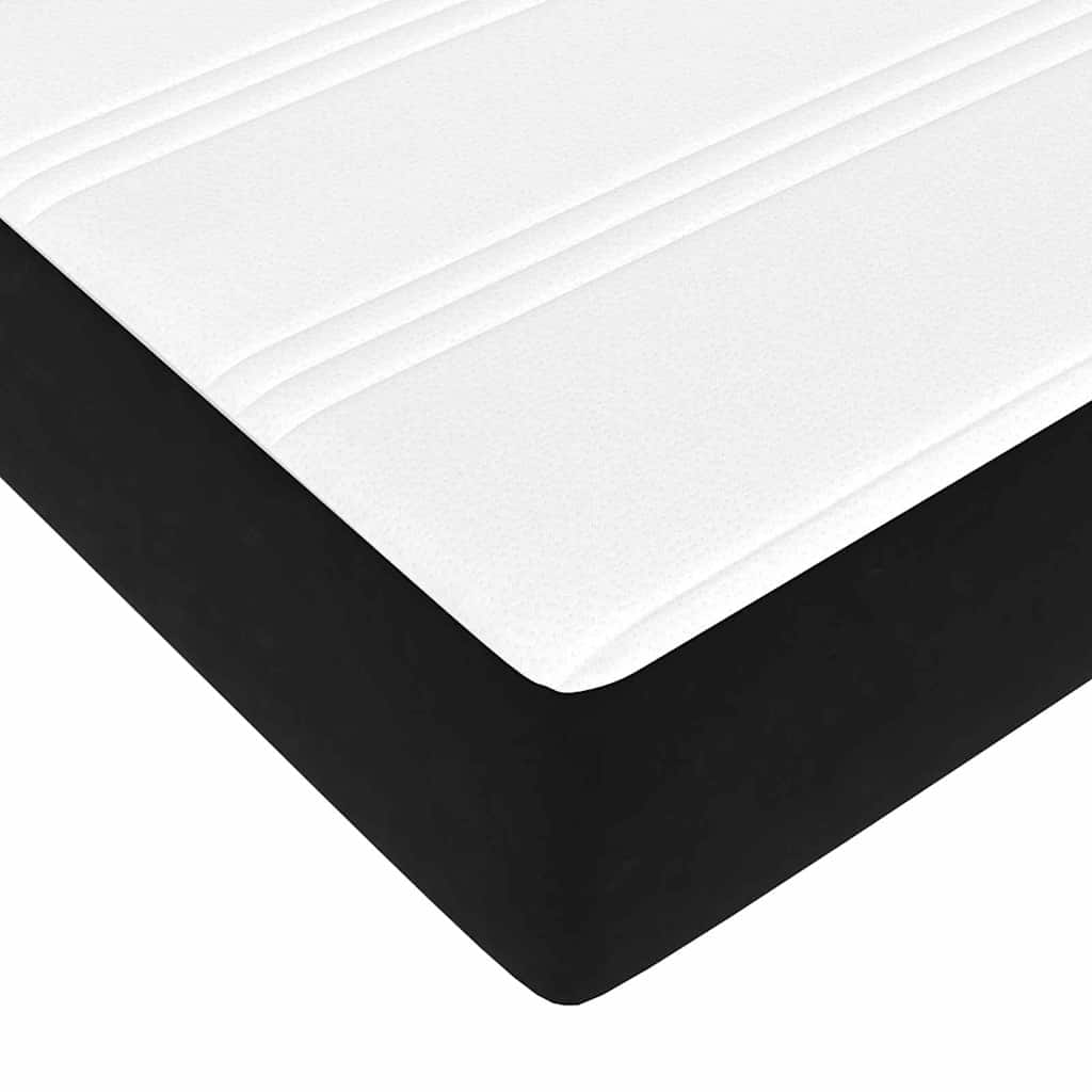 Boxspringbed met matras Zwart 180 x 210 cm Stof – afbeelding 9