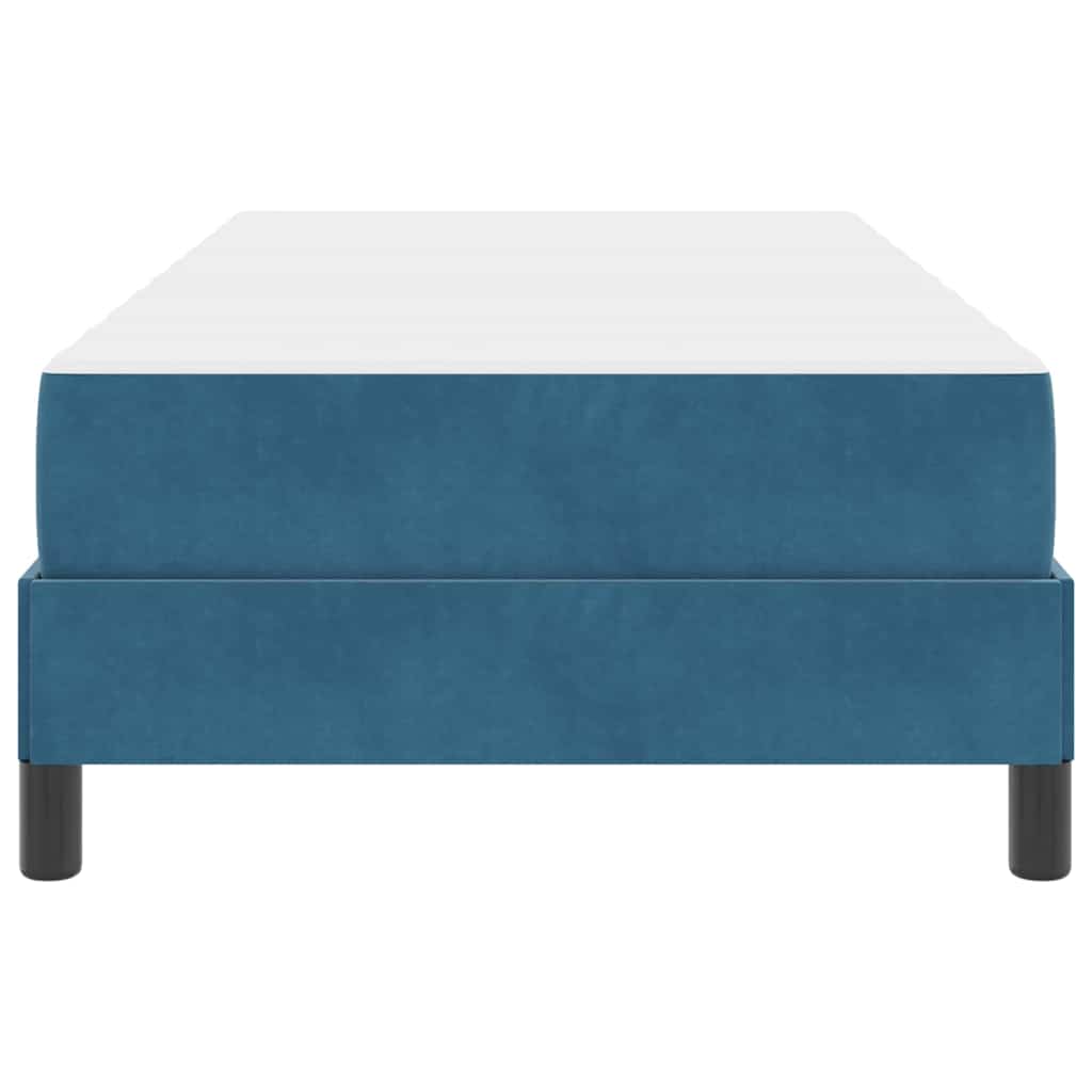 Boxspringbed met matras Donkerblauw 90 x 220 cm Stof – afbeelding 5