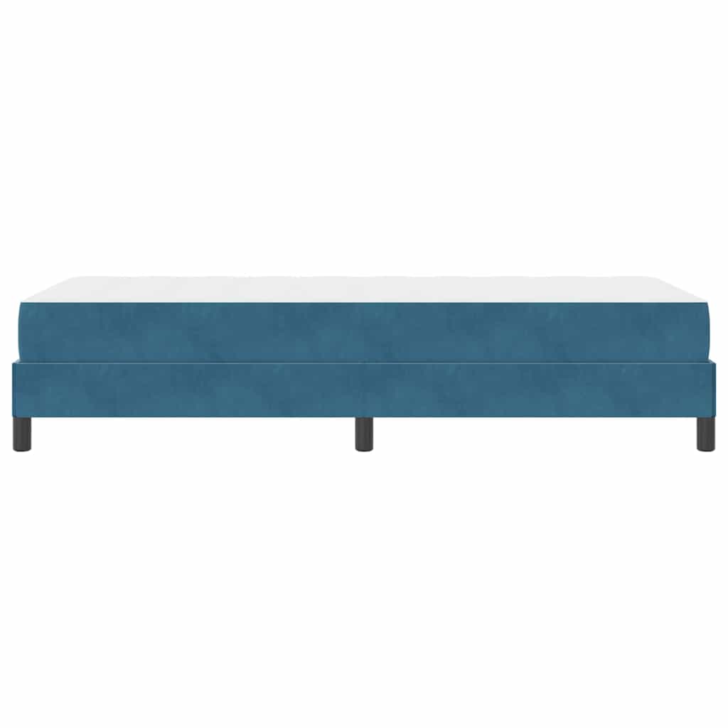 Boxspringbed met matras Donkerblauw 90 x 220 cm Stof – afbeelding 6