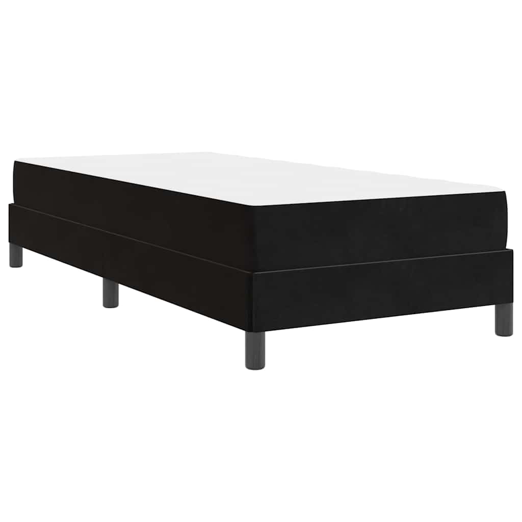 Boxspringbed met matras Zwart 100 x 220 cm Stof – afbeelding 7