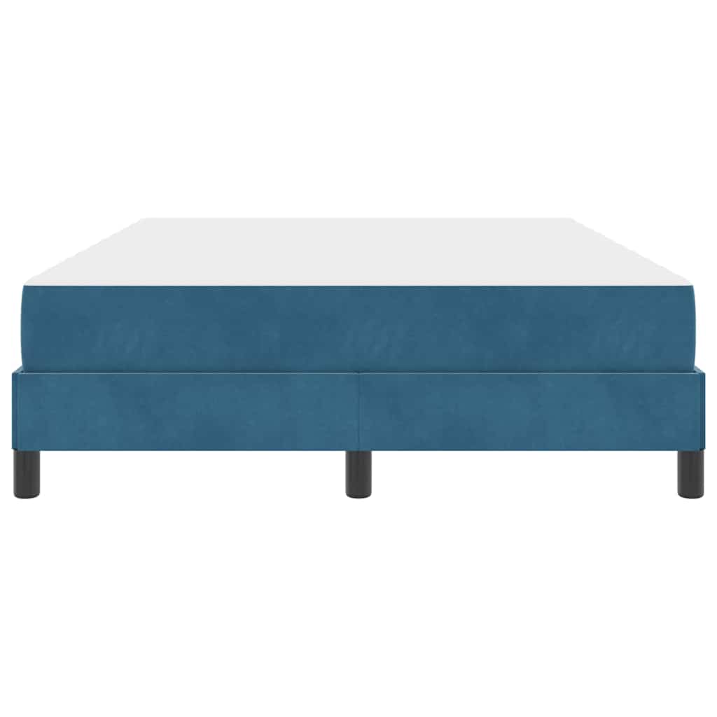 Boxspringbed met matras Donkerblauw 140 x 220 cm Stof – afbeelding 5