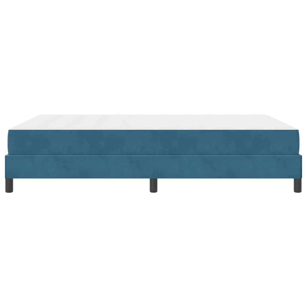 Boxspringbed met matras Donkerblauw 140 x 220 cm Stof – afbeelding 6