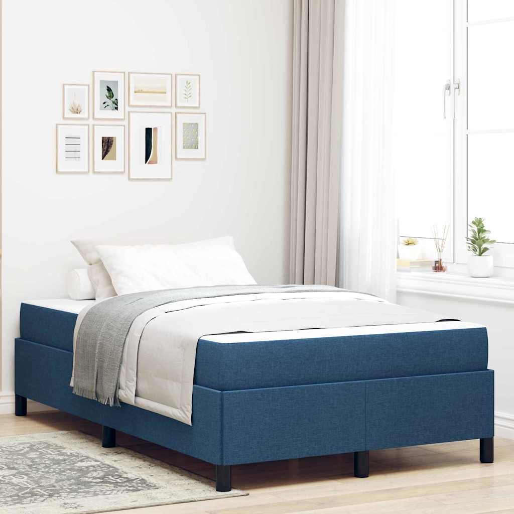 Boxspringbed Blauw 120 x 190 cm Stof – afbeelding 1