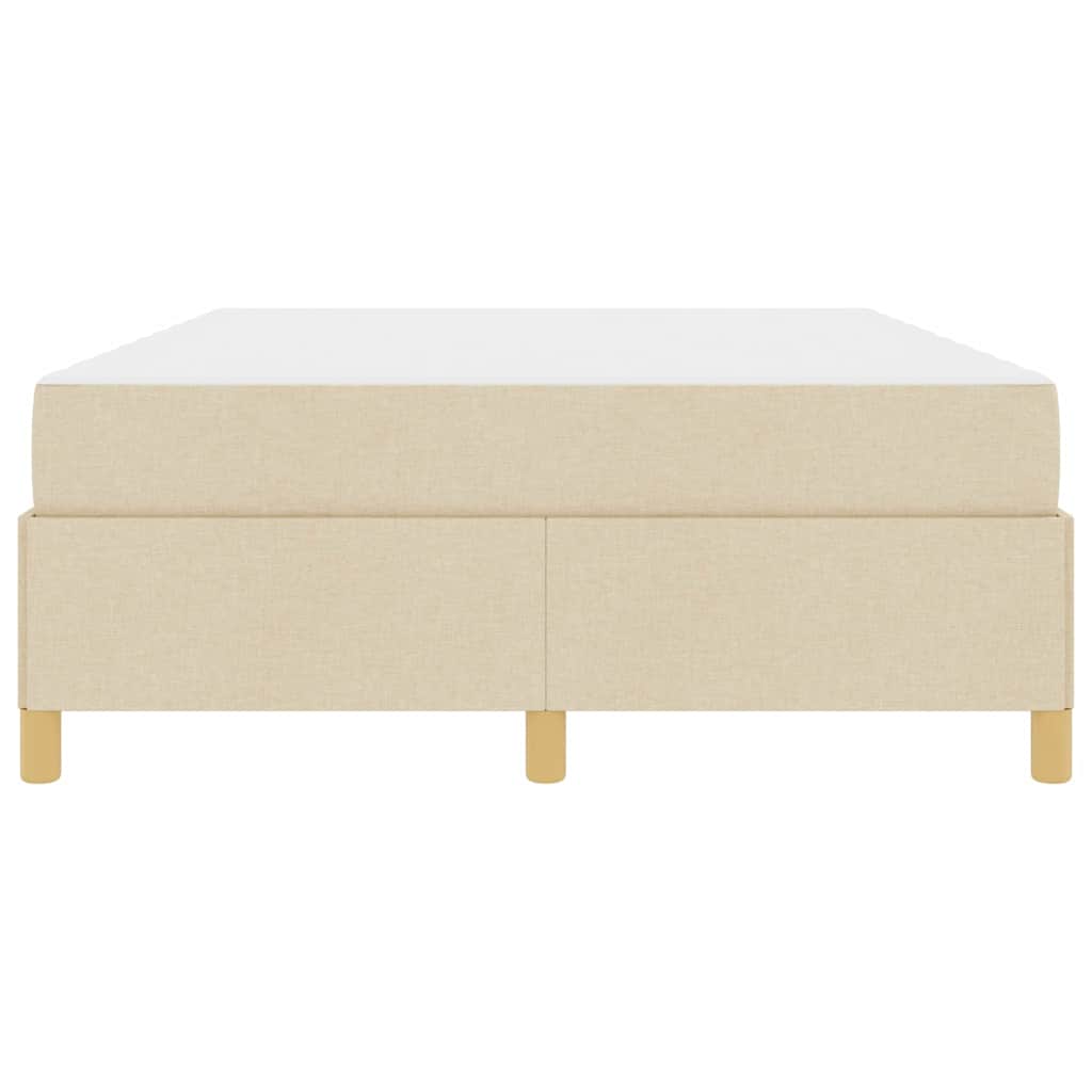 Bedframe met matras Crème 140 x 190 cm Stof – afbeelding 7