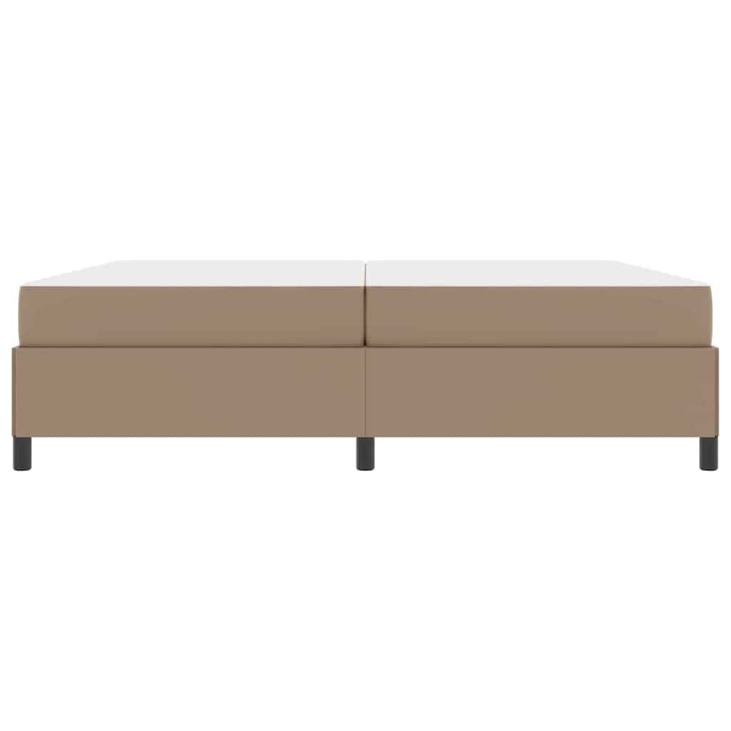Bedframe met matras Cappuccino 200 x 200 cm Stof – afbeelding 5