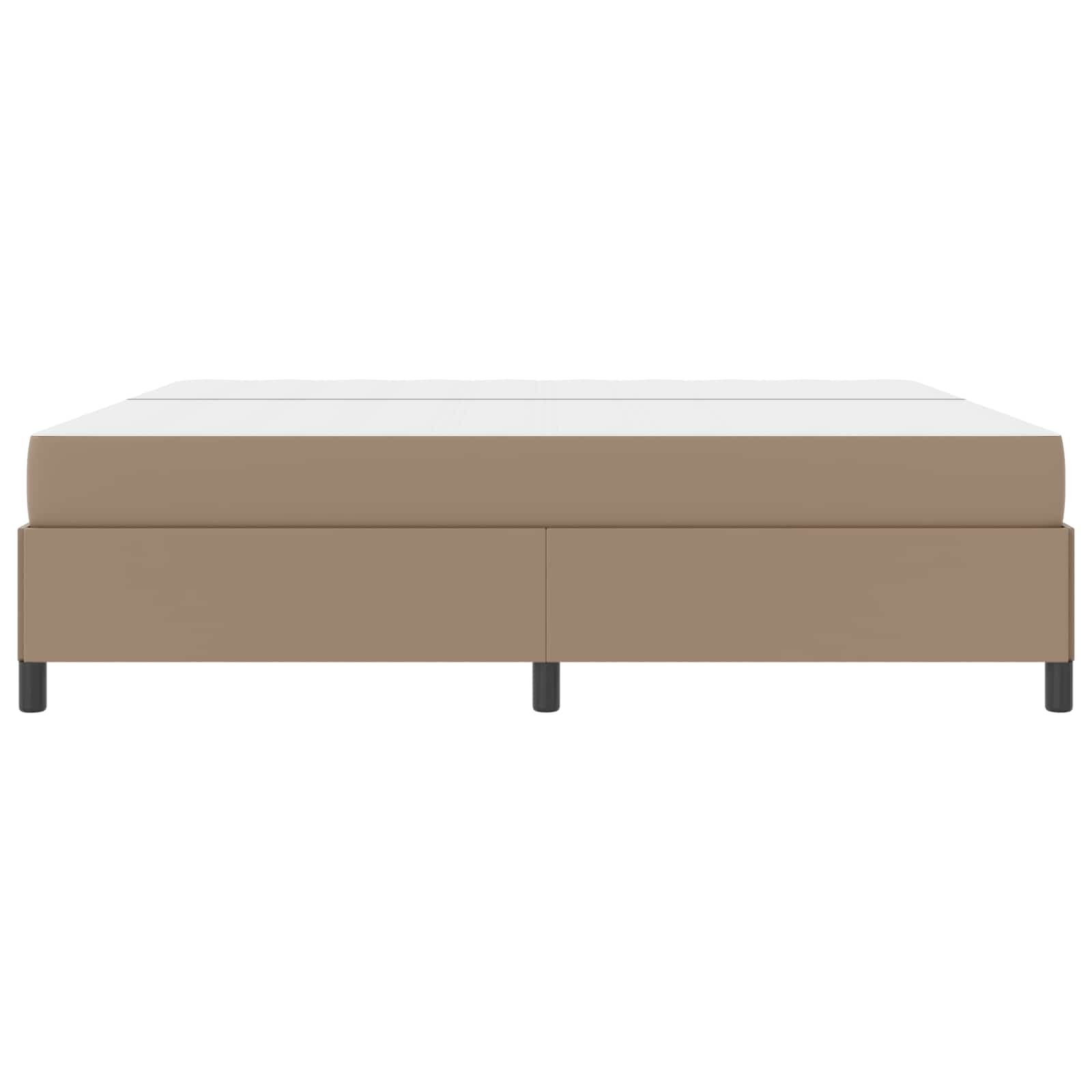 Bedframe met matras Cappuccino 200 x 200 cm Stof – afbeelding 6