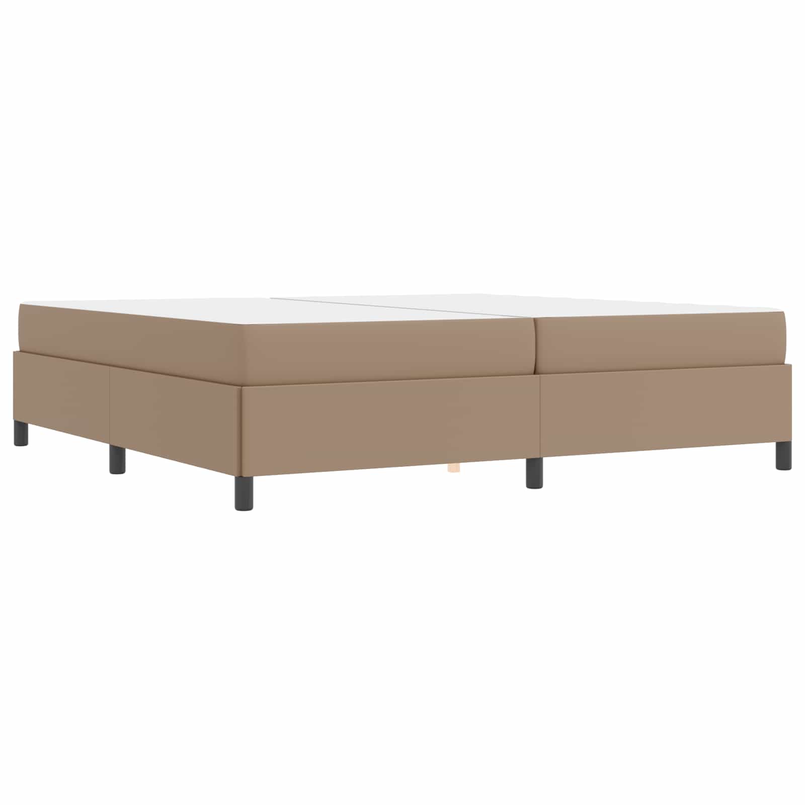 Bedframe met matras Cappuccino 200 x 200 cm Stof – afbeelding 7