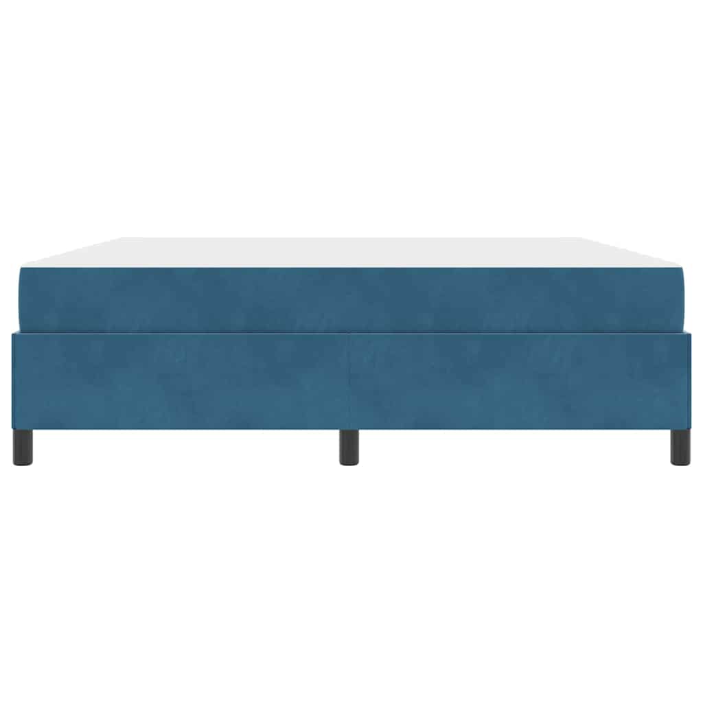 Bedframe met matras Donkerblauw 180 x 200 cm Stof – afbeelding 7