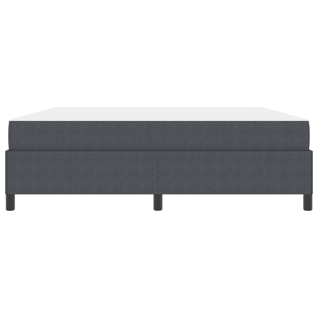 Bedframe met matras Donkergrijs 180 x 200 cm Stof – afbeelding 5