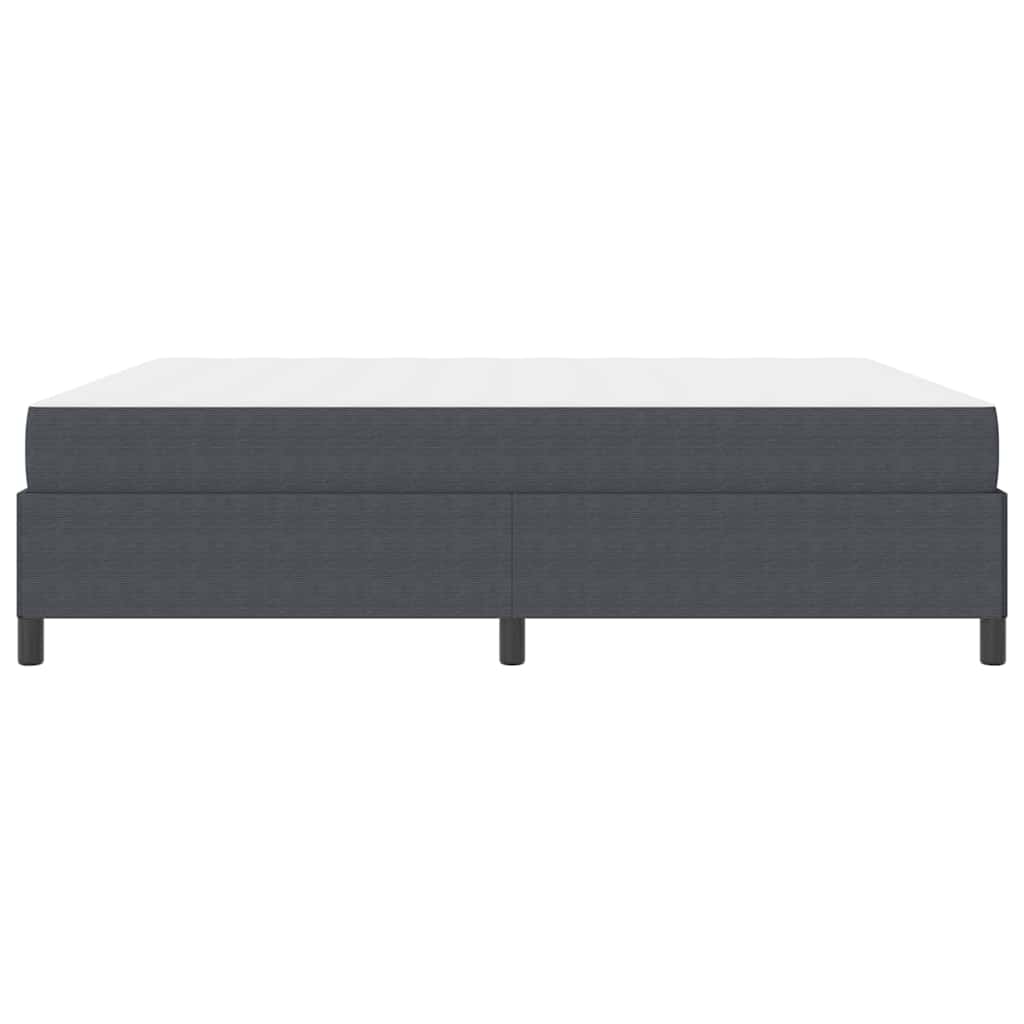 Bedframe met matras Donkergrijs 180 x 200 cm Stof – afbeelding 6