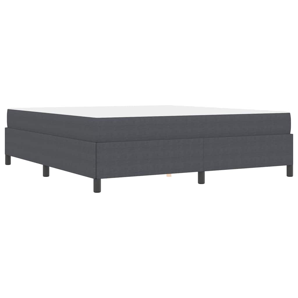 Bedframe met matras Donkergrijs 180 x 200 cm Stof – afbeelding 7