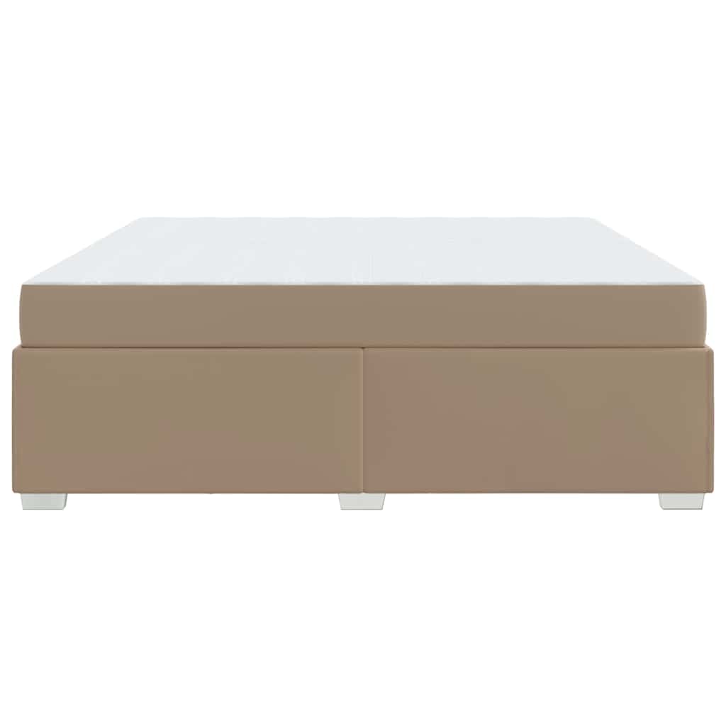 Bedframe met matras Cappuccino 200 x 200 cm Stof – afbeelding 6