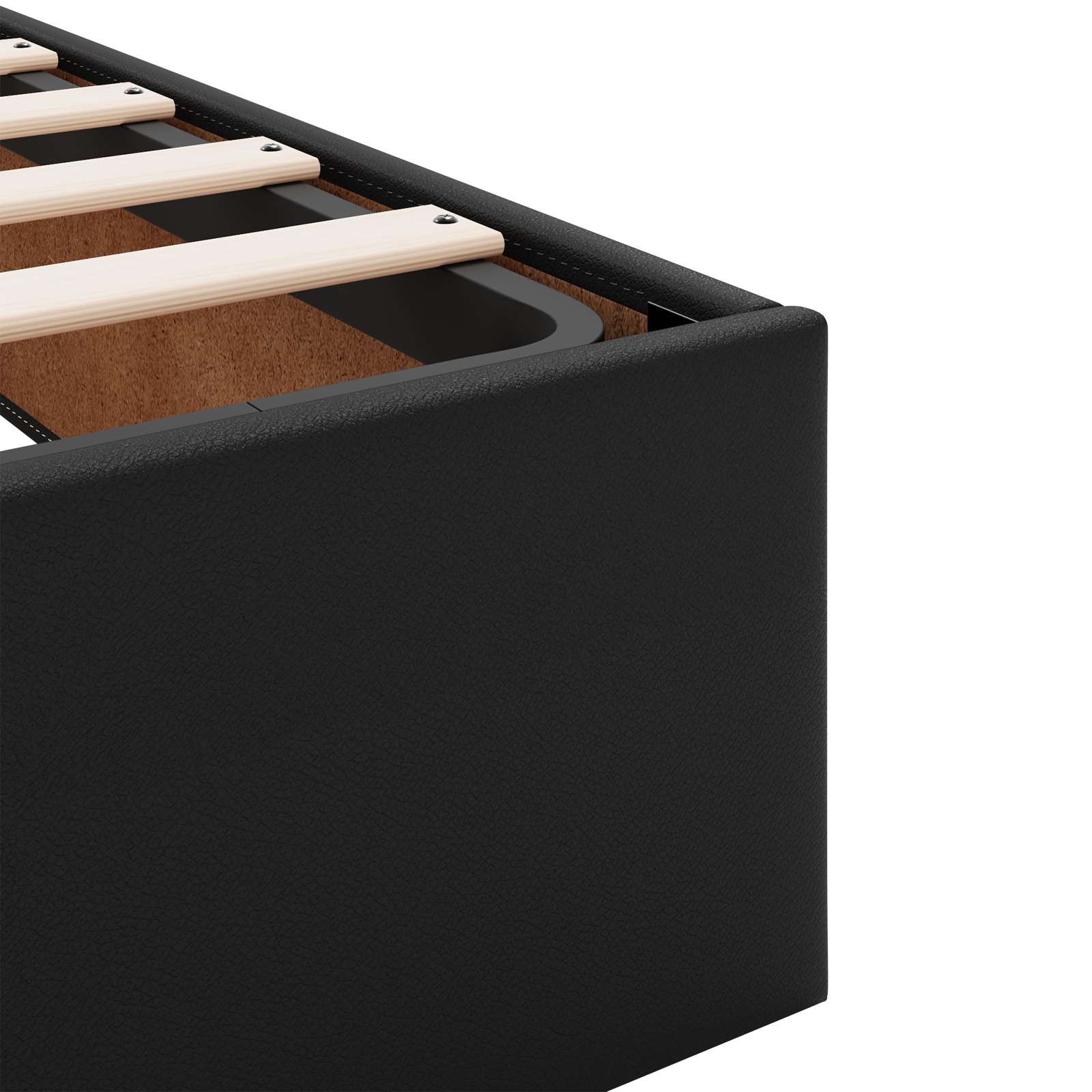 Bedframe met matras Anders 2 pcs Zwart PVC – afbeelding 10