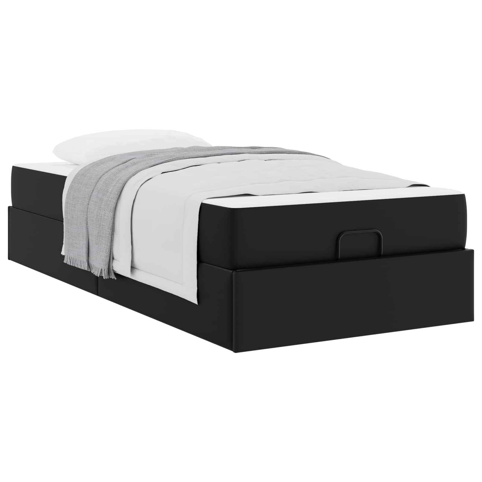 Bedframe met matras Anders 2 pcs Zwart PVC – afbeelding 2