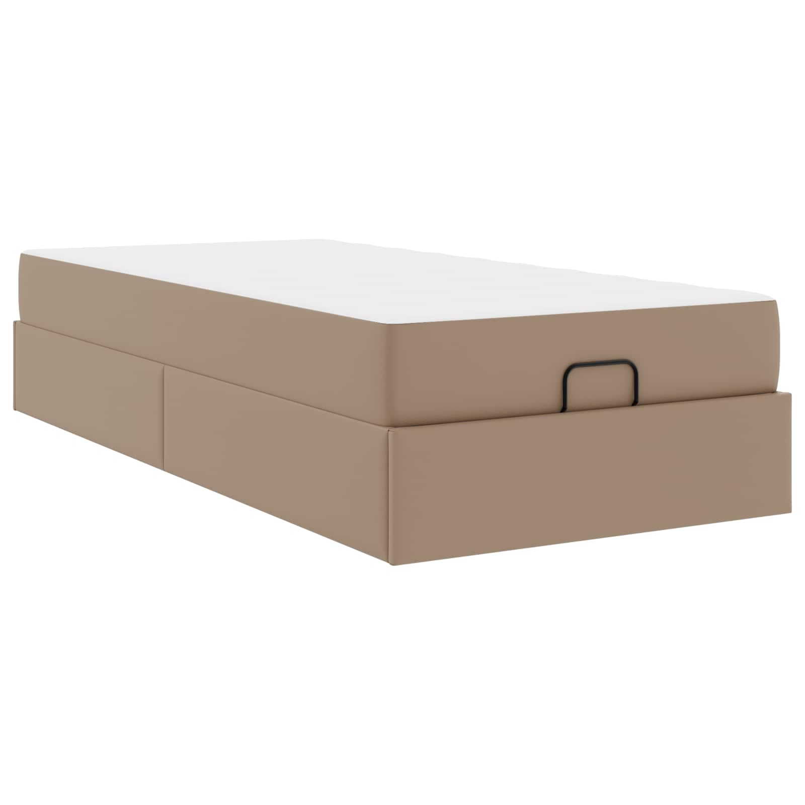Bedframe met matras Anders 2 pcs Tan PVC – afbeelding 2