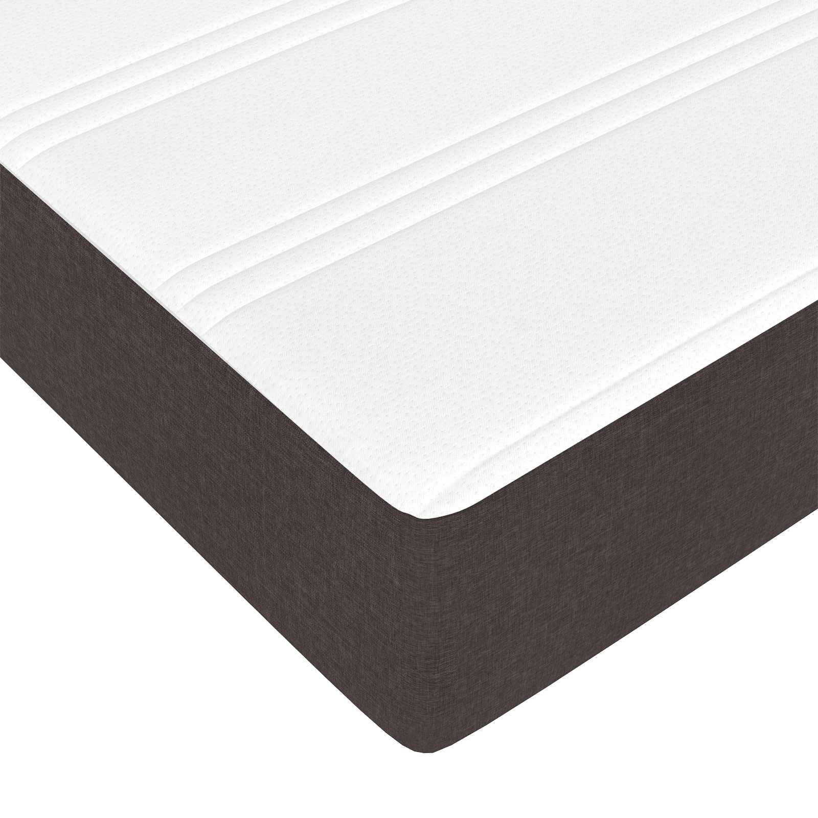 Bedframe met matras 2 st Tan Stof – afbeelding 11
