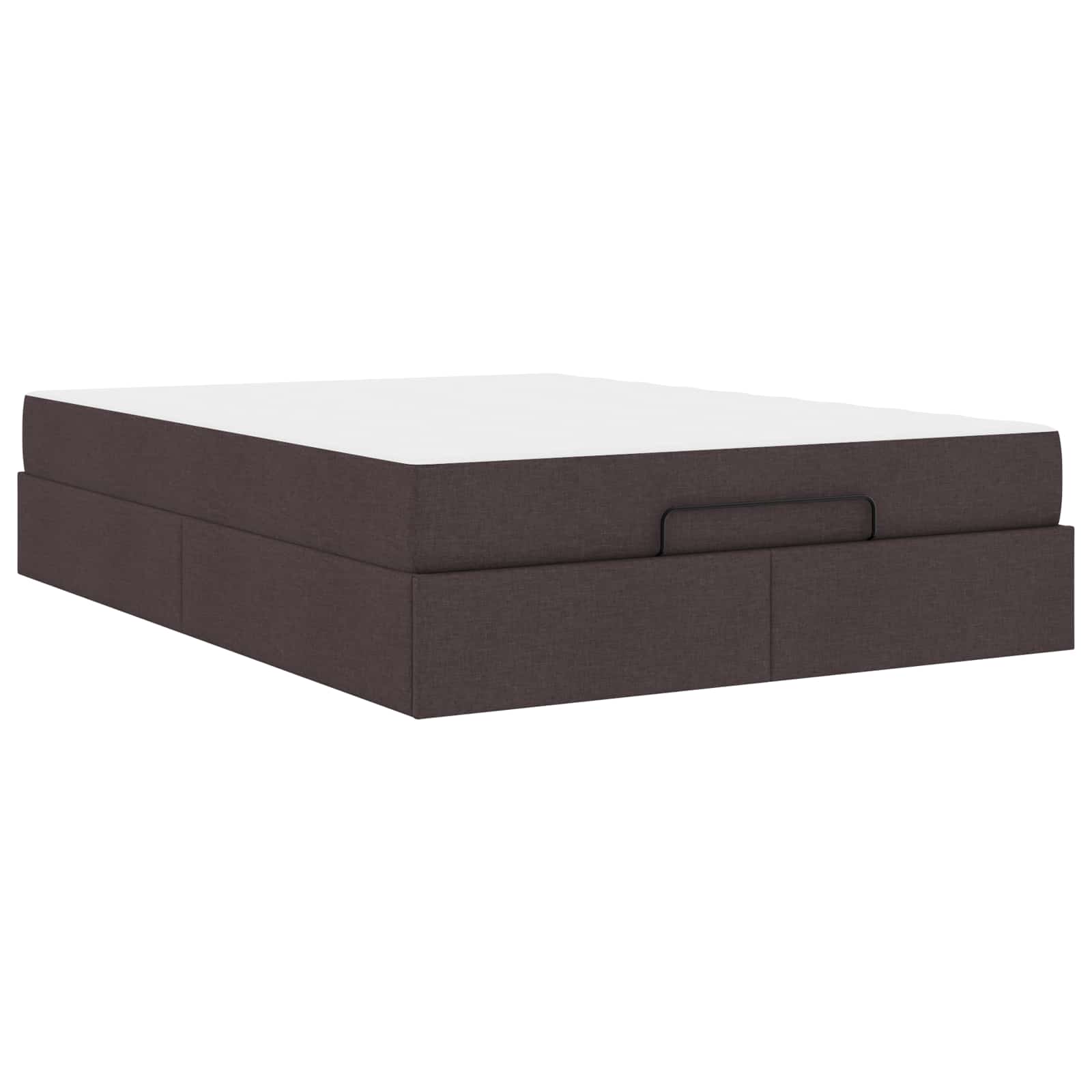 Bedframe met matras 2 st Tan Stof – afbeelding 2