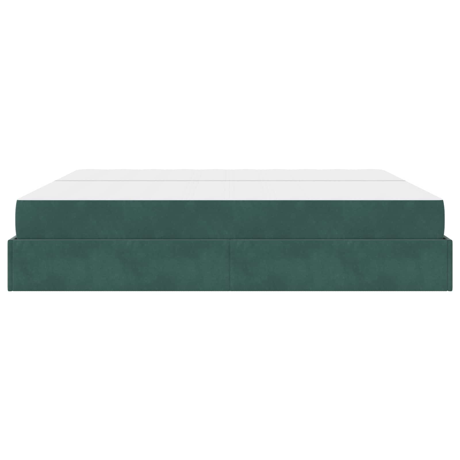 Bedframe met matras 2 st Groen Fluweel – afbeelding 6