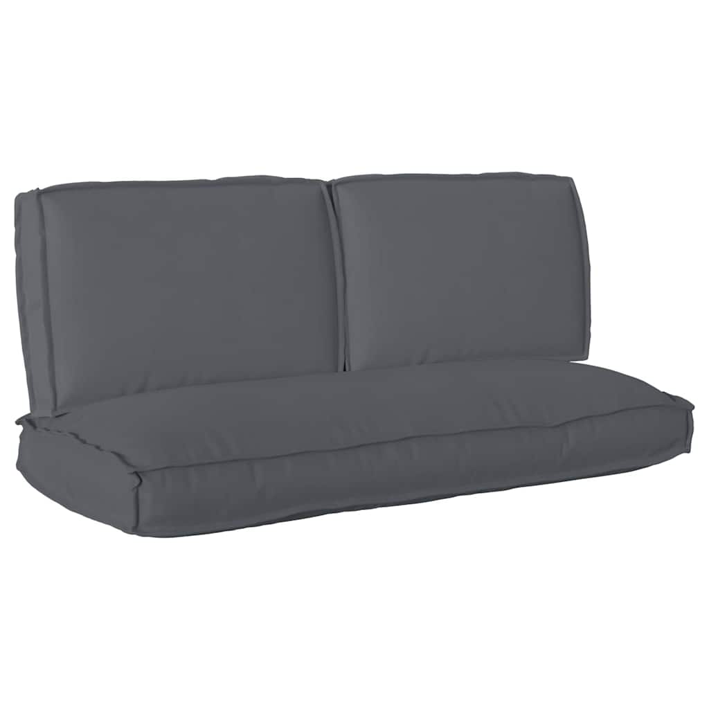 Kussen Set 3 pcs Antraciet Oxford Stof – afbeelding 2