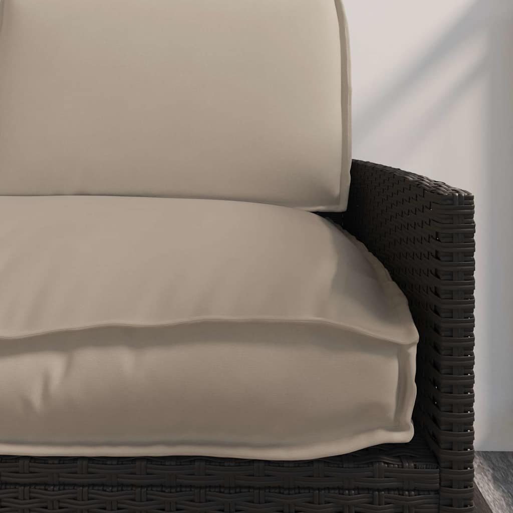 Kussen Set 3 pcs Taupe Oxford Stof – afbeelding 5