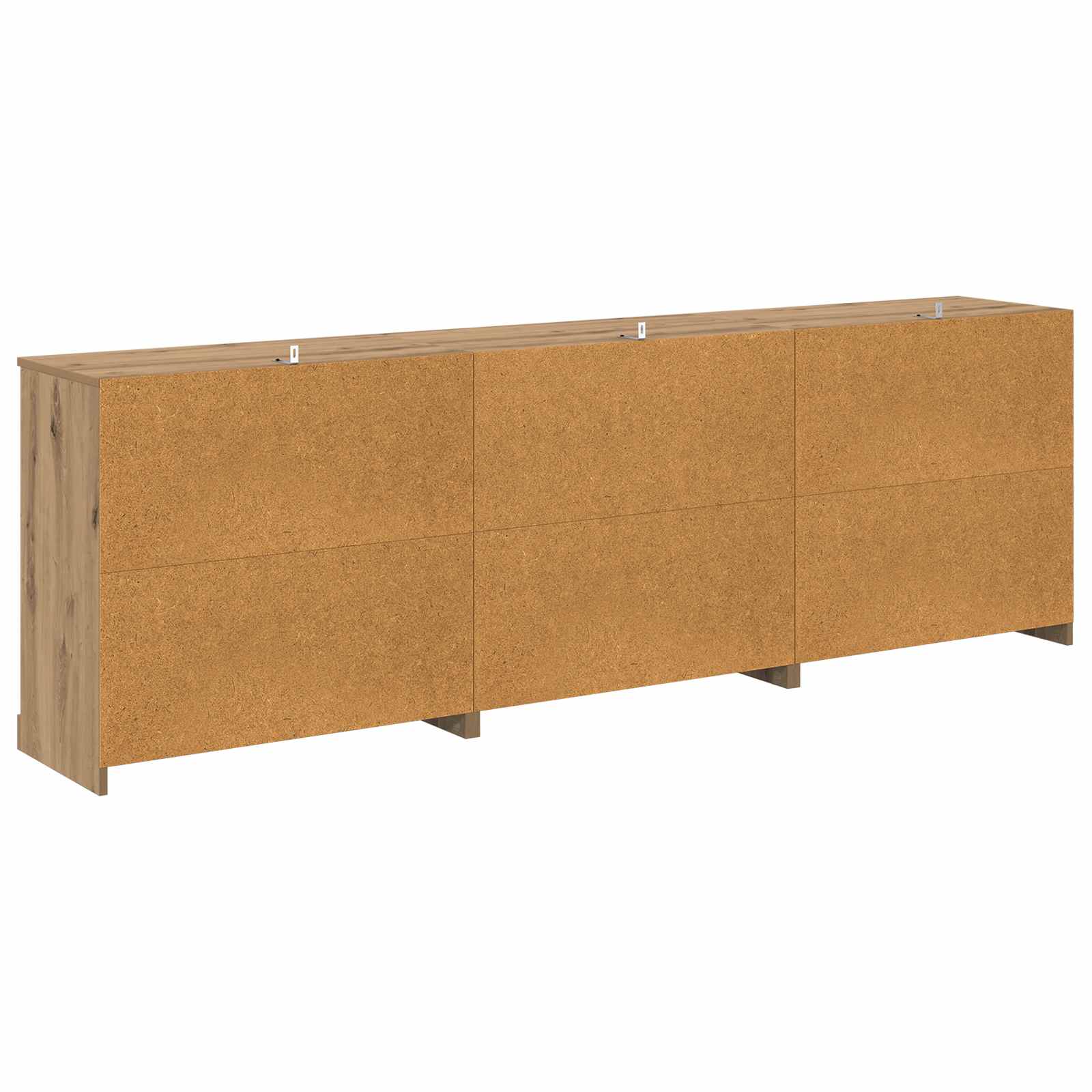 Dressoirs met lade 3 pcs Artisanaal eiken 210 x 35,5 x 67,5 cm – afbeelding 9